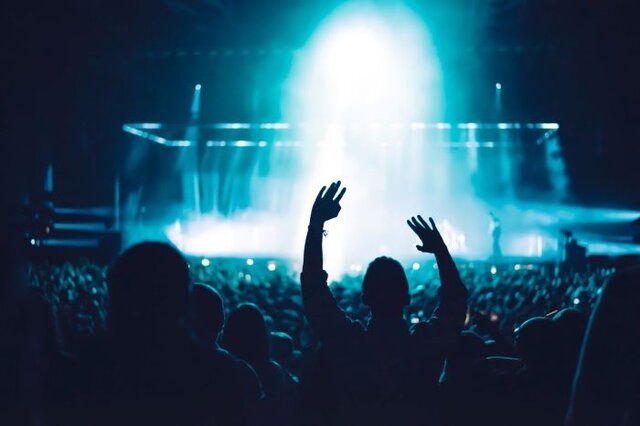 audience attending a festival in Belgium